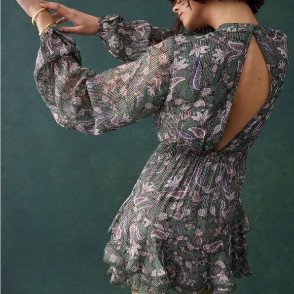 NWT Hemant and Nandita Lisa Short Dress - Picture 3 of 7